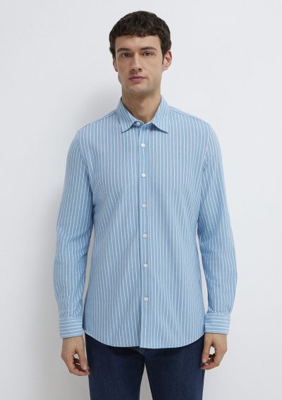 ÇİZGİLİ GÖMLEK Niagara üzerine white str