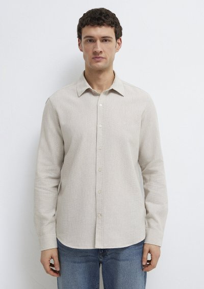 UZUN KOL GÖMLEK Soluk Toz Beji