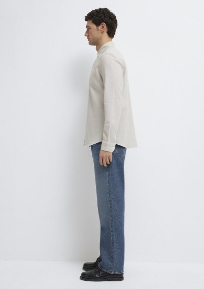 UZUN KOL GÖMLEK Soluk Toz Beji