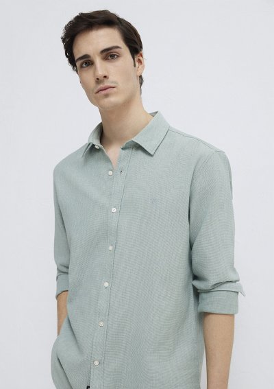 UZUN KOL GÖMLEK Soluk Yeşil