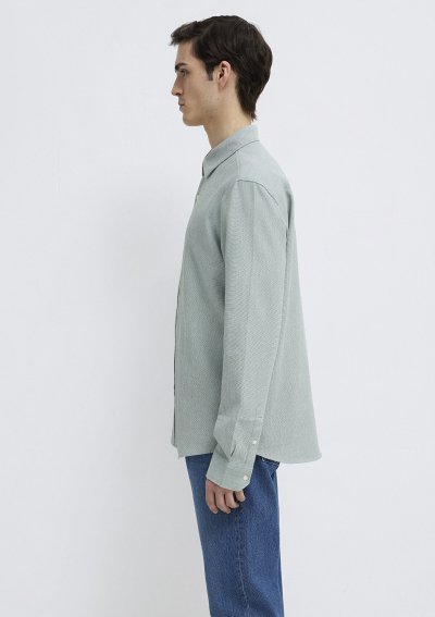 UZUN KOL GÖMLEK Soluk Yeşil