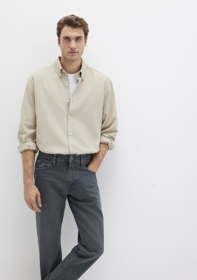 CEPLİ GÖMLEK Sis Gri