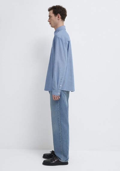 MVJNS NAKIŞLI GÖMLEK İndigo