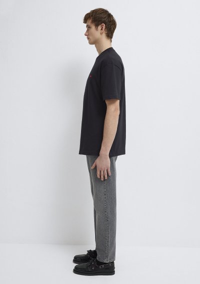 MAVİ BASKILI TİŞÖRT Siyah