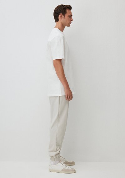 KISA KOL TİŞÖRT Kırık Beyaz