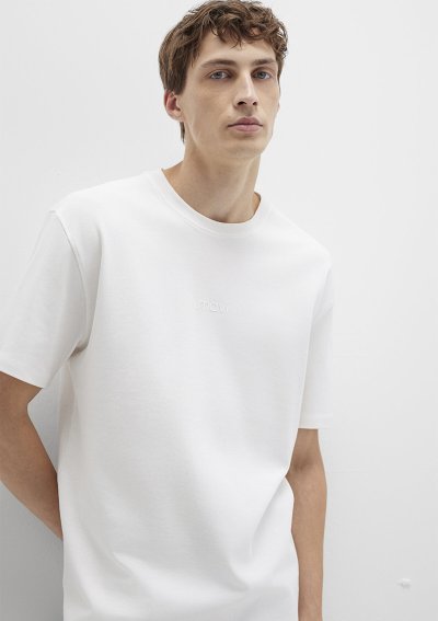 MAVİ BASKILI TİŞÖRT Hindistan Cevizi