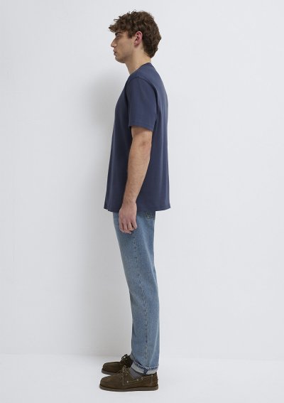 MAVİ BASKILI TİŞÖRT Gece Mavisi