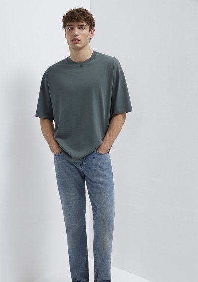 KISA KOL TİŞÖRT Yosun Yeşili