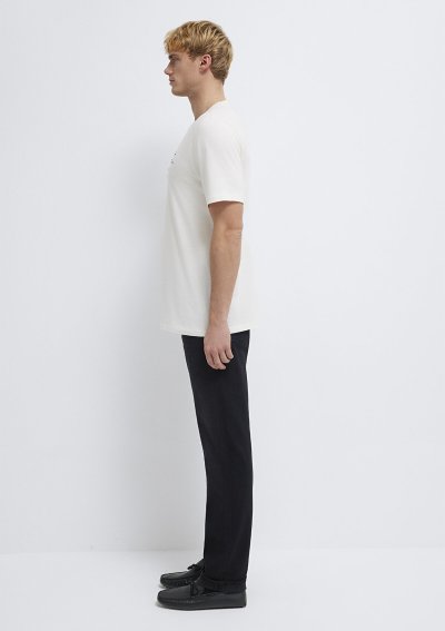 MAVİ BLACK TİŞÖRT Kırık Beyaz