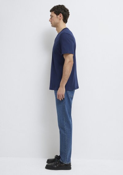 MAVİ BASKILI TİŞÖRT Derin Lacivert