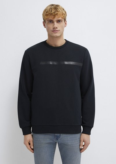 MAVİ BLACK SWEATSHIRT Siyah