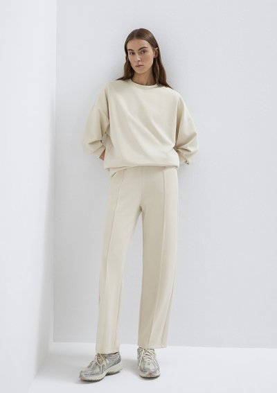 ÖRME PANTOLON Bone White