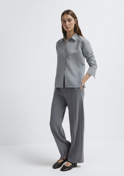 ÖRME PANTOLON Koyu Gri