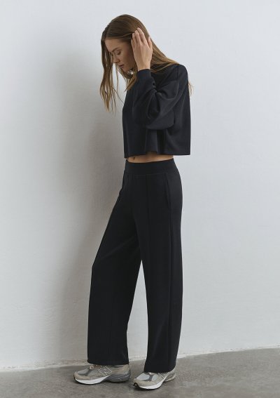 ÖRME PANTOLON Siyah