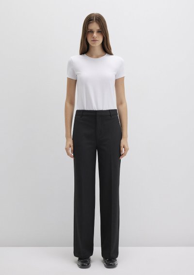 DOKUMA PANTOLON Siyah