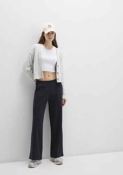 ÖRME PANTOLON Siyah