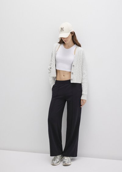 ÖRME PANTOLON Siyah