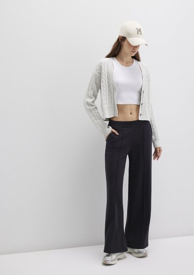 ÖRME PANTOLON Siyah