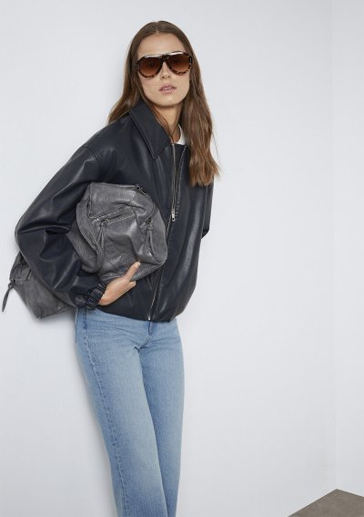 KADIN PU CEKET Salute