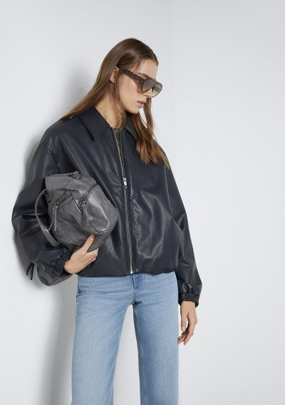 KADIN PU CEKET Salute