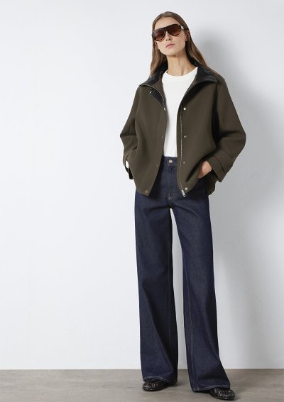 DİK YAKA CEKET Olive Night