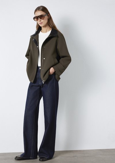 DİK YAKA CEKET Olive Night