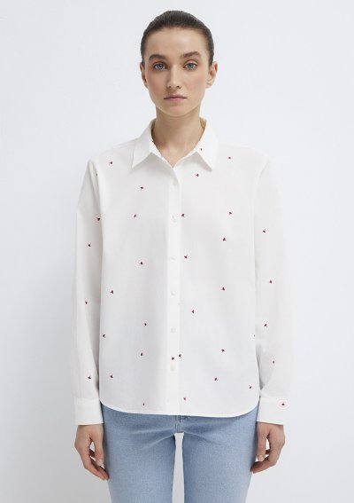 UZUN KOLLU DOKUMA GÖMLEK Rumba Daisy Pri