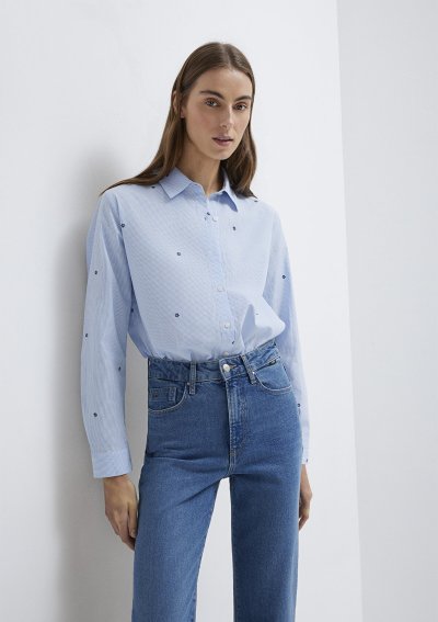 UZUN KOLLU DOKUMA GÖMLEK Small Daisy Pri