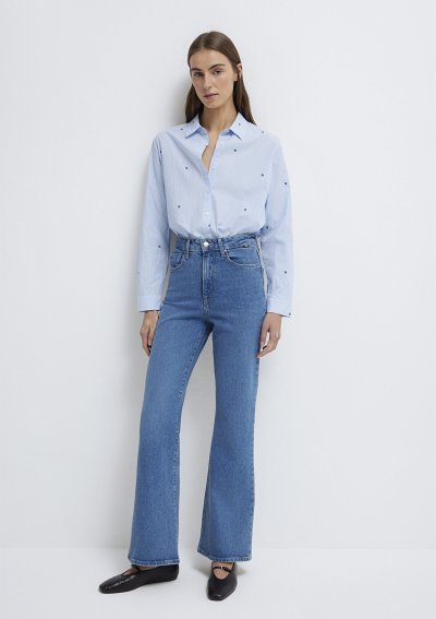 UZUN KOLLU DOKUMA GÖMLEK Small Daisy Pri