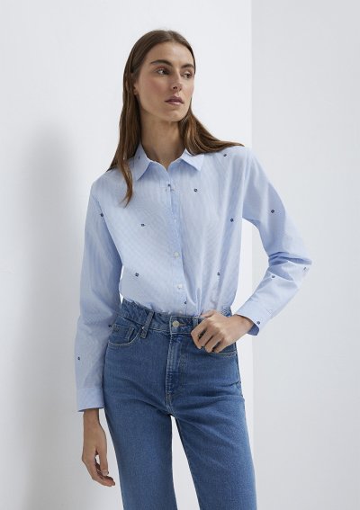 UZUN KOLLU DOKUMA GÖMLEK Small Daisy Pri