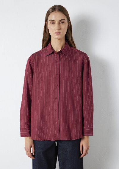 UZUN KOLLU GÖMLEK Rumba Red Stripe