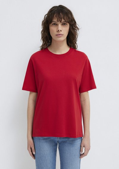 YUVARLAK YAKA TİŞÖRT Kırmızı