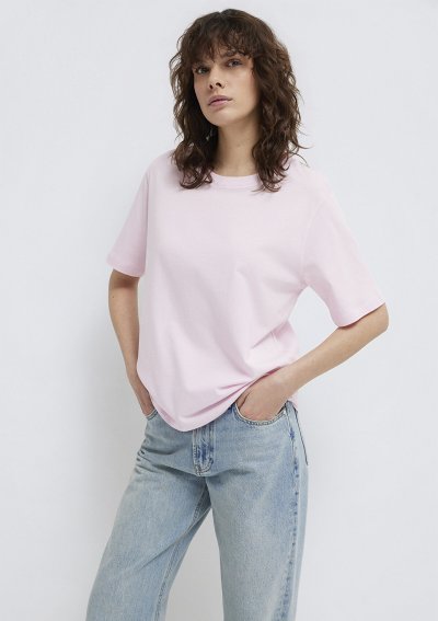 YUVARLAK YAKA TİŞÖRT Pink-a Boo