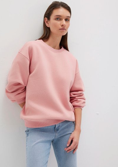BİSİKLET YAKA SWEATSHIRT Rose Elegance