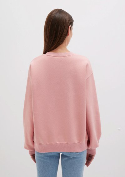 BİSİKLET YAKA SWEATSHIRT Rose Elegance