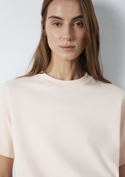 LOGO T-SHIRT Pearl Blush