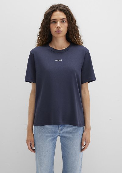 LOGO T-SHIRT Gece Mavisi