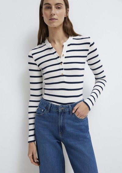 UZUN KOLLU MODELLİ PENYE ÜST Navy Blazer