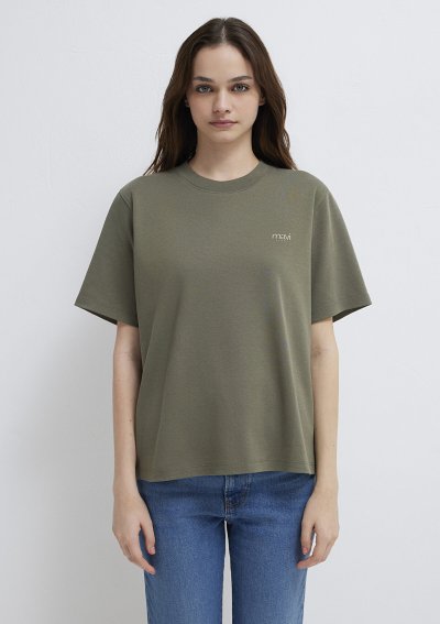 MAVİ BASKILI TİŞÖRT Smokey Olive