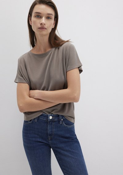 KISA KOL TİŞÖRT  Mantar Kahve