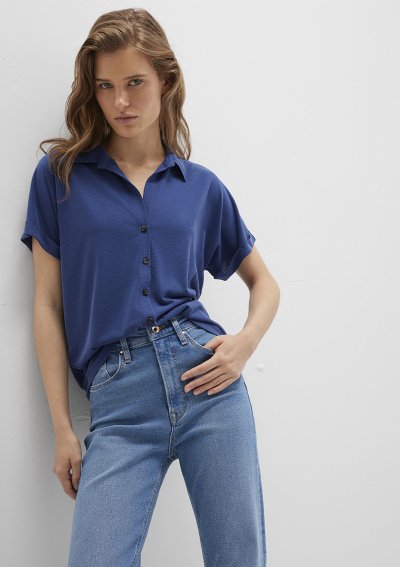 KISA KOL TİŞÖRT  Derin Mavi