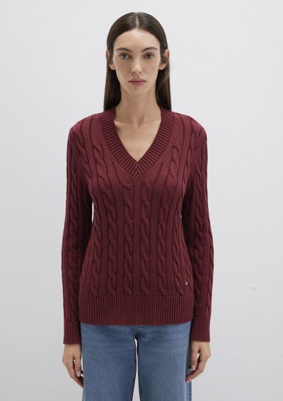 V YAKA KAZAK Koyu Bordo