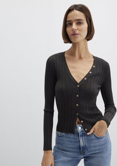 UZUN KOLLU MODELLİ TRİKO Licorice