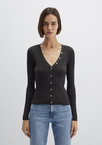 UZUN KOLLU MODELLİ TRİKO Licorice