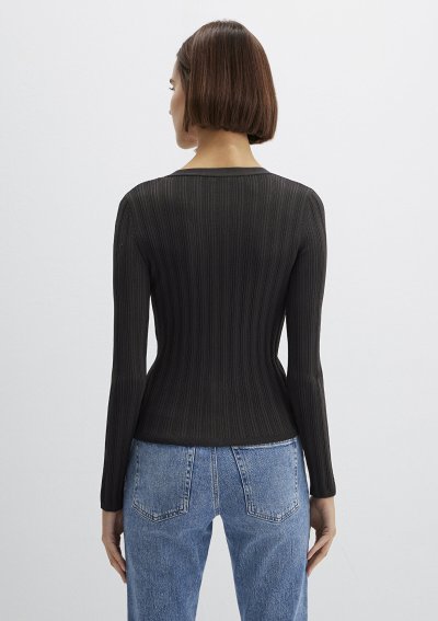 UZUN KOLLU MODELLİ TRİKO Licorice