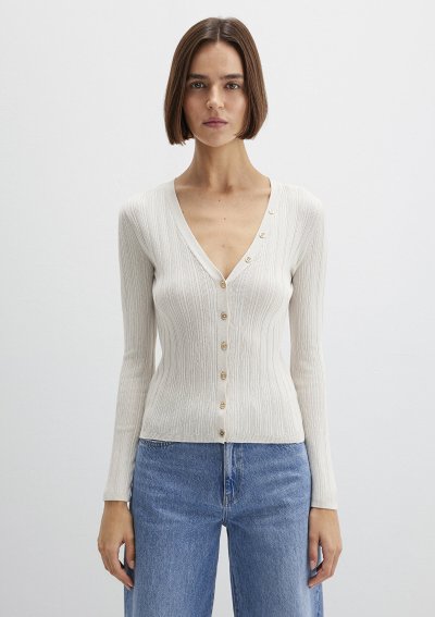 UZUN KOLLU MODELLİ TRİKO Hindistan Ceviz