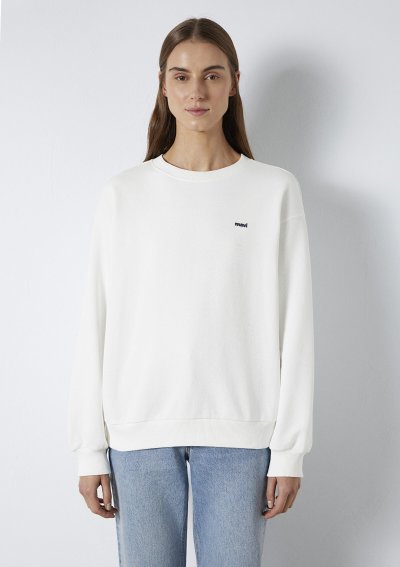 LOGO BASKILI SWEATSHIRT Kırık Beyaz