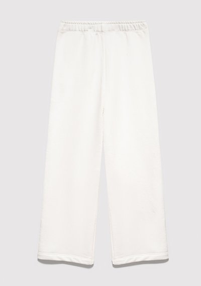 KALP BASKILI ÖRME PANTLON Kırık Beyaz