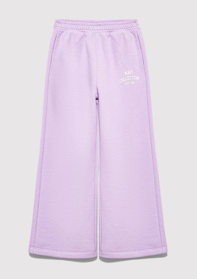 MAVİ COLLECTION BASKILI GENİŞ PAÇA ÖRME