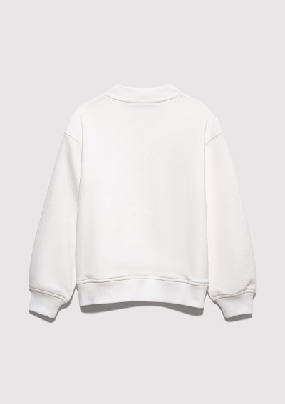 KALP BASKILI FULL ZIP SWEATSHIRT Kırık B